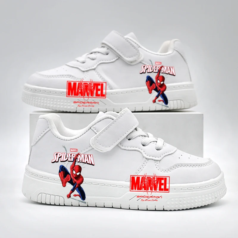 Disney Spiderman Children's Student Casual Shoes Kids New Design Sport Shoes Boys Girls Anti-slip Outdoor Breathable Sneakers