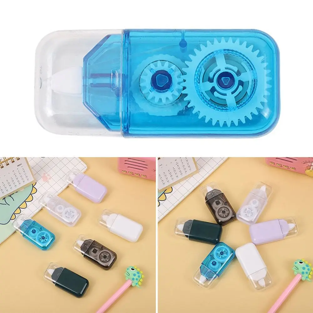 6Pcs/pack Multifunctional Korea Correction Tape Portable Mini Student Alteration Tape Cute Silent Coating Tape Student Gift