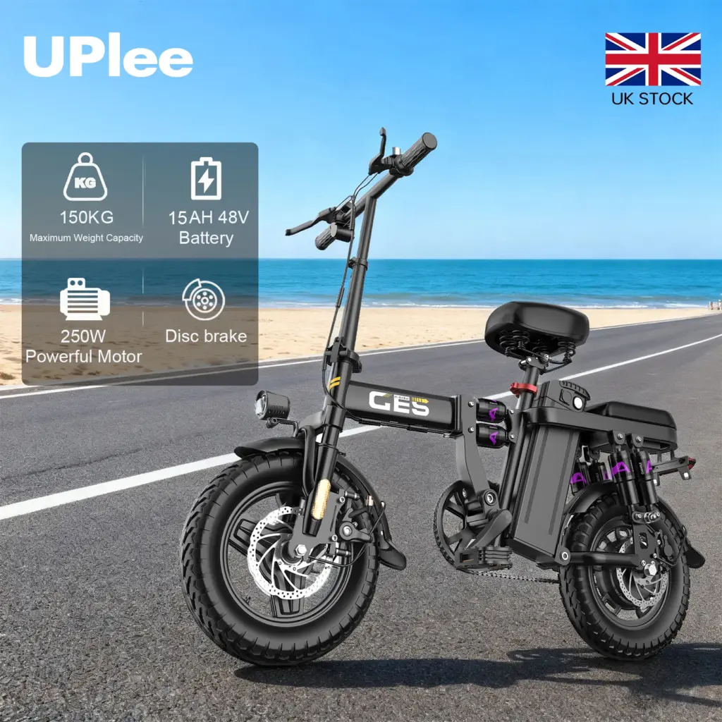 UPlee GE5 Adult E-bike 250W Men's/Women's folding ebike 48V 15AH battery City ebike Electric Bike