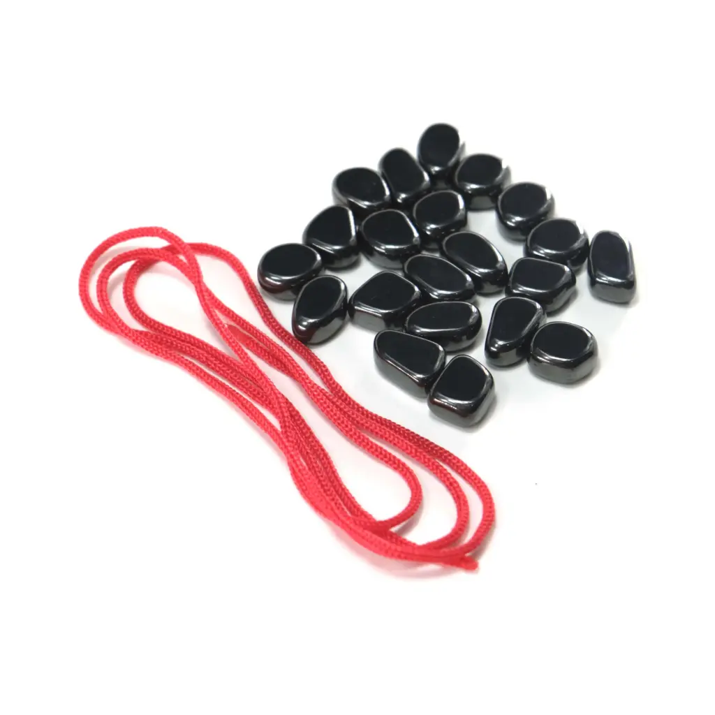 21 pieces of black single-strand irregular magnets with colored rope magnets set - for home decorations, magnetic painting nails