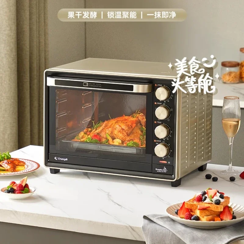 Enamel Oven Household Small Baking Multifunctional High Configuration Electric Oven 32 Liters Large Capacity new model