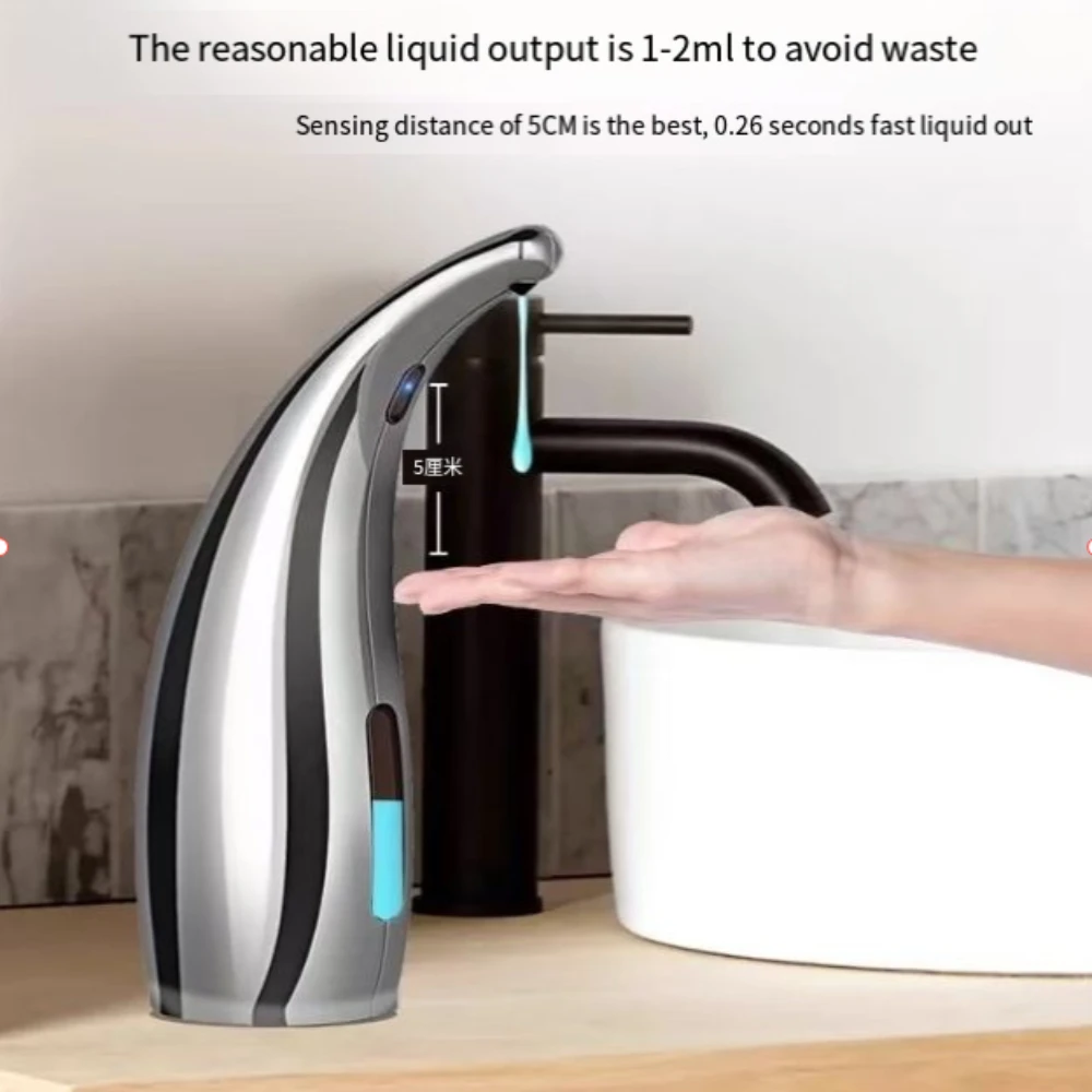 Soap Dispenser 1PC Auto Sensor Touchless Intelligent Hand Wash Dispenser 300ML Dishwashing Liquid Shampoo Tabletop