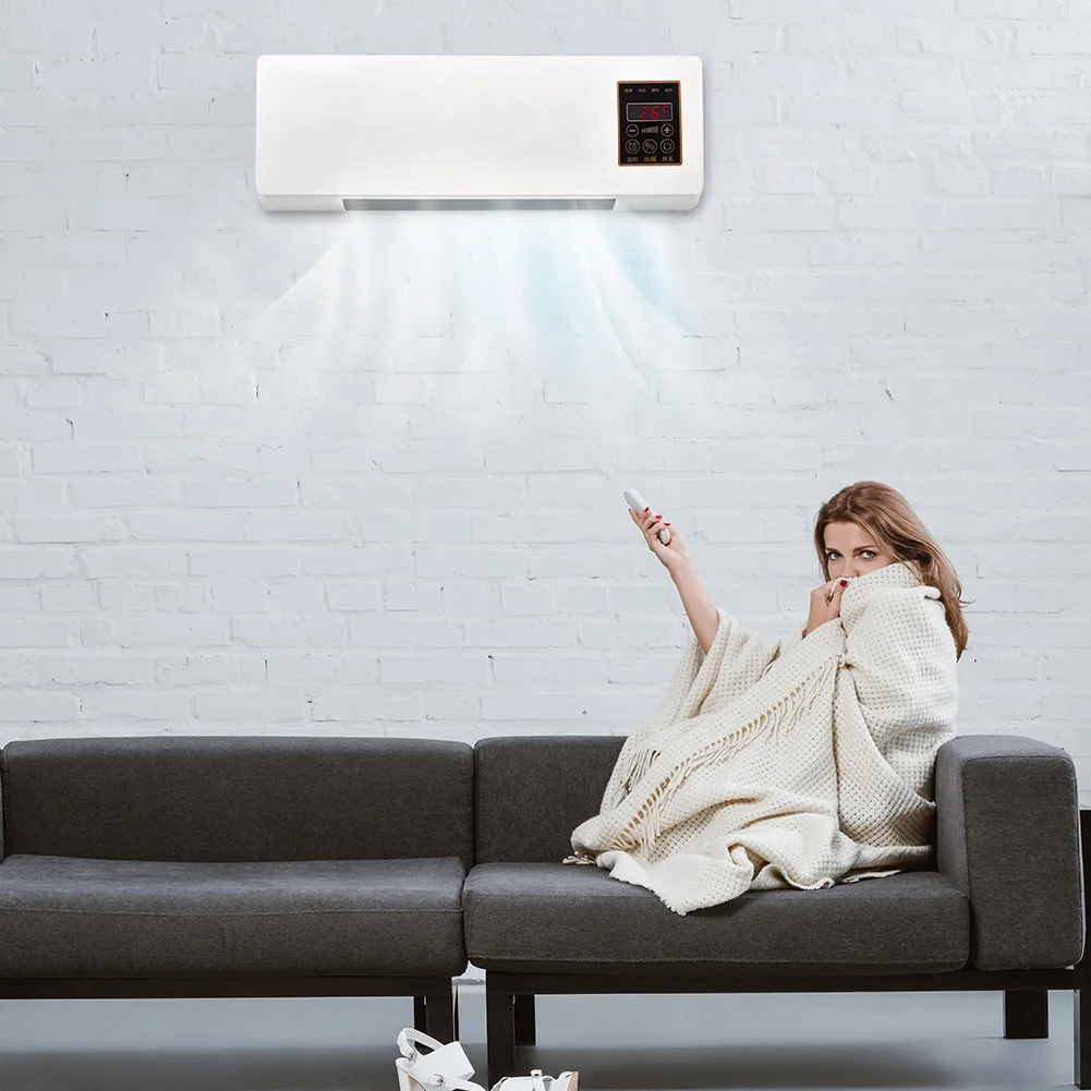 2025 Ductless Air Conditioner Fan Wall Mmounted Air Conditioner Fan Heat Air Split Unit Ductless Portable Air Conditioner Fan