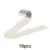 10Pcs White