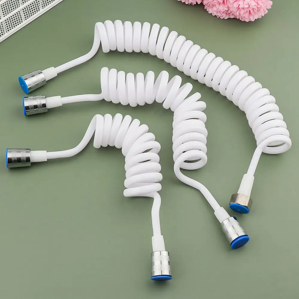 1.5/2/3meter Bathroom Spring Shower Hose Bidets Faucet Retractable Telephone Line Plumbing Hose Bath Sprayer Connect Pipe