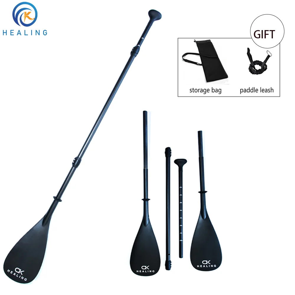 Carbon Fiber Dual Purpose SUP Paddle, Kayak Paddle for Surfing, Stand Up Board, Kayak and Boat, 4 PCs
