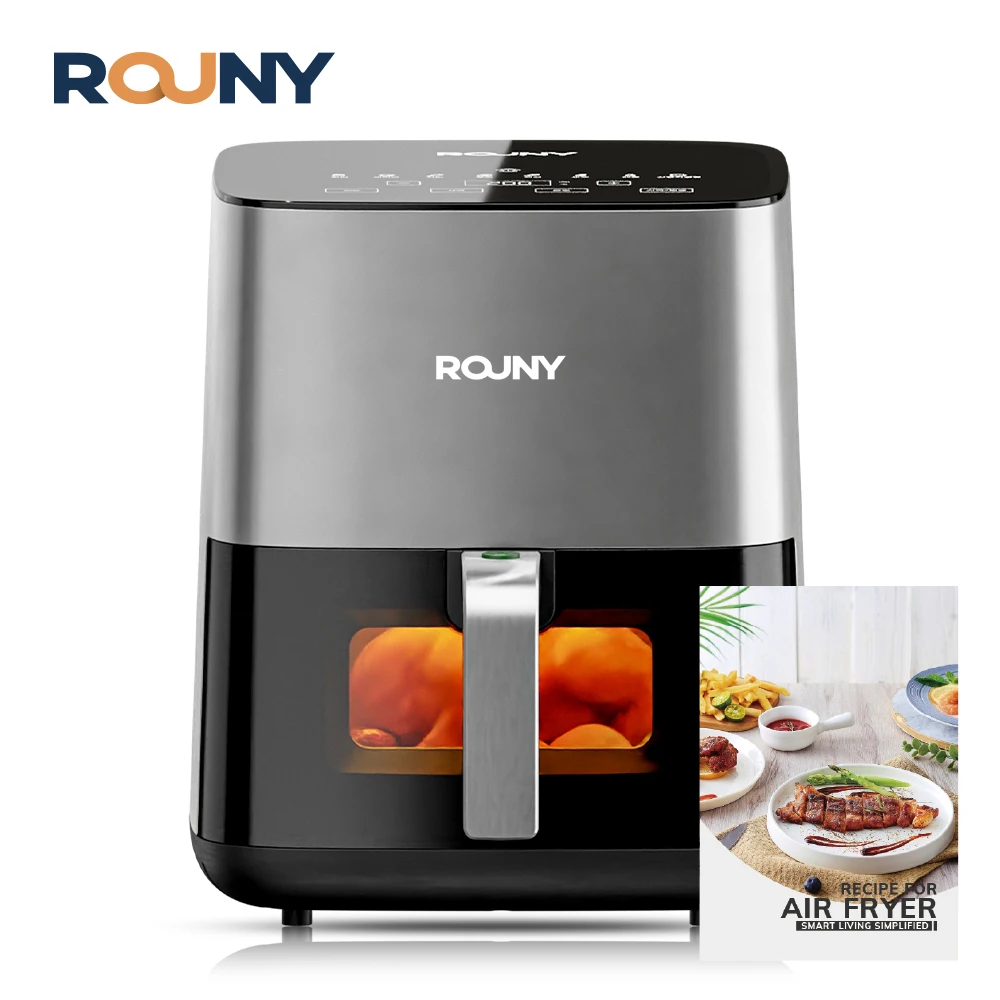 5L Air Fryer, Electric Hot fryer Oven Oilless Cooker with Touch Control & Nonstick Basket & Visible Window, Miui-Cyclone Tech