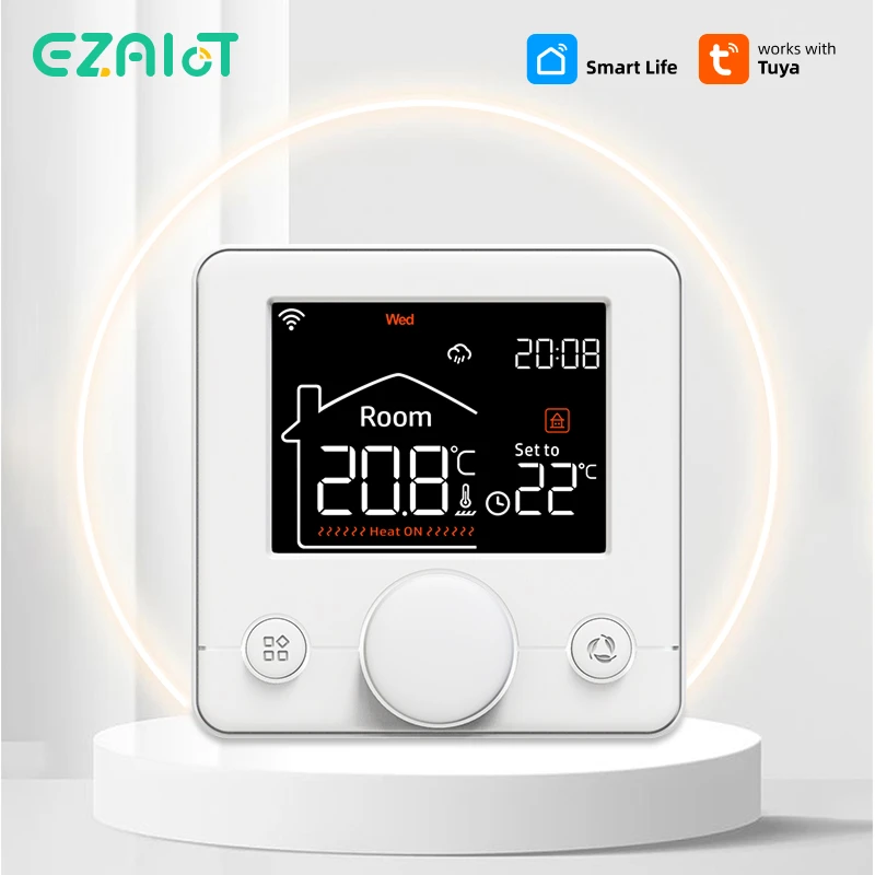 EZAIOT WiFi Tuya Smart Thermostat Electric Heating Water Gas Boiler Temperature Controller works with Google Home Alexa Alice