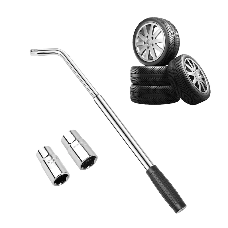 Tyre Repair Tool Kit Spanner Lug Wrench Set