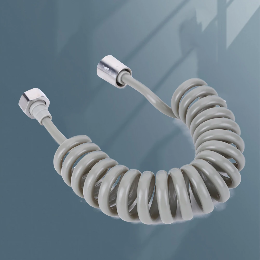 2/3/4 Meters Spring Shower Hose Flexible Connect Pipe Plastic Soft Hose Tube Anti-wrap for Bathroom Water Toilet Bidet Sprayer