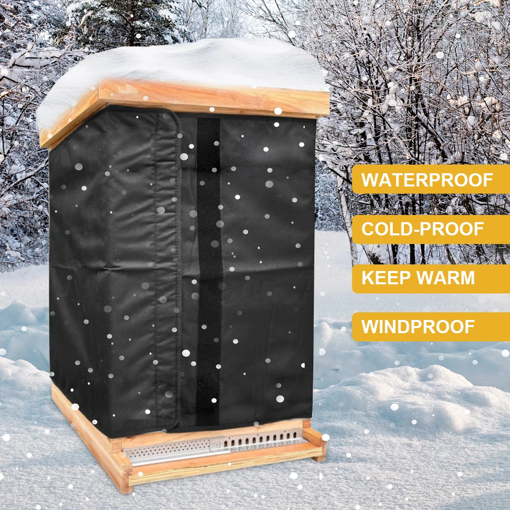 75.2 X 23.5 Inches 600D Oxford Winter Bee Hive Wrap Adjustable Beehive Wrap Bee Hive Insulation Wrap Beekeeping Supplies