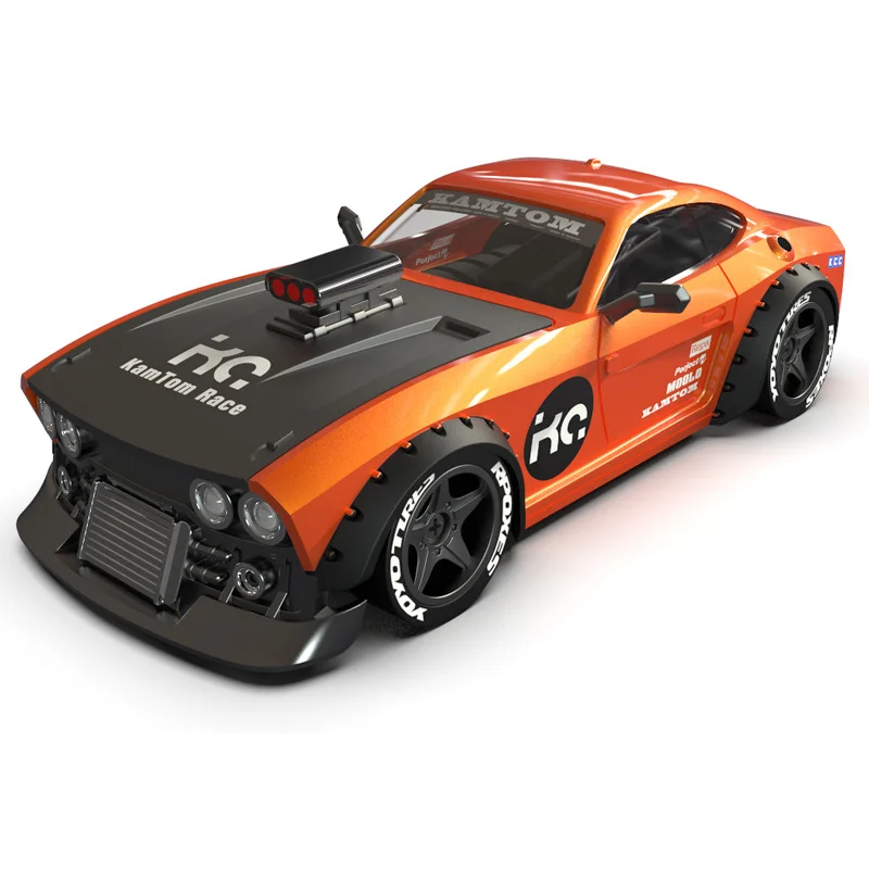 In Stock Kamtom 3299 1:32 Rc Car Upgrade Luminous Metal Servo Motor Car Dodgeboy Toy Car Professional Rc Drift Rc Stunt Car
