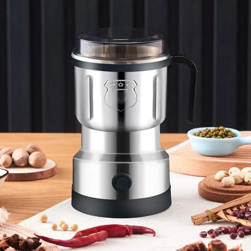 220V Multifunction Coffee Grinder Stainless Steel Blade Electric Herbs Beans Mill Spices Nuts Grains Cafe Bean Grinding Machine