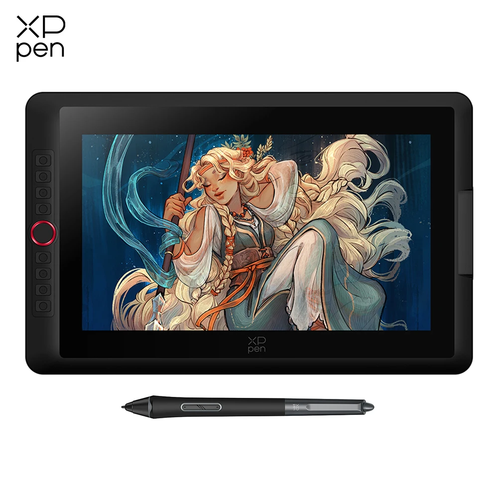 XPPen Artist 15.6 Pro V2 Drawing Tablet 16K Pressure Levels Graphic Monitor Digital Animation Drawing Board Art Design Creation