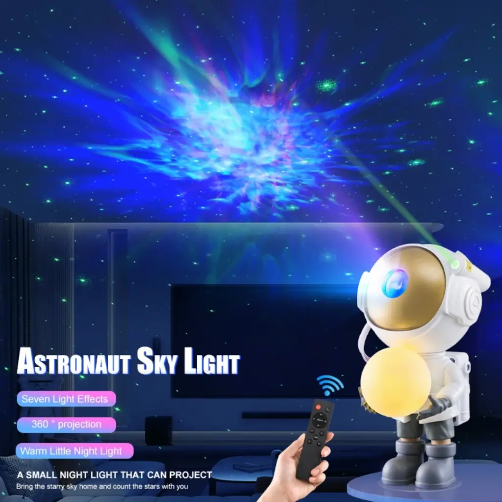 Starry Sky Lamp Astronaut projection LED Galaxy Projector Light Colorful Galaxy Sky Bedroom Night Light Kids Room Decoration