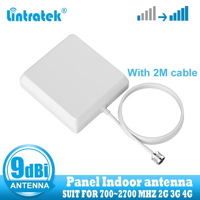 Antenna for Mobile Phone Signal Booster 700Mhz to 2700MHz GSM DCS CDMA WCDMA UMTS Network 2G 3G 4G Indoor Panel Antenna Internal