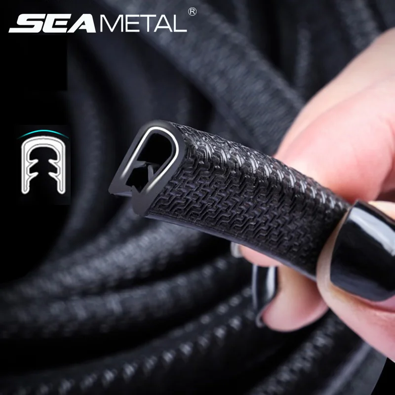 Car Door Protector Decortaion Strip Universal Auto Door Edge Bumper Protector Stickers Anti-scratch Car Styling Mouldings Strip