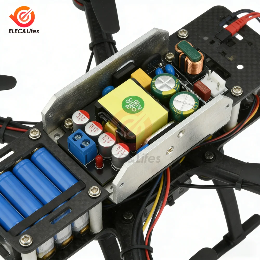 Small Volume Gallium Nitride Power Supply AC 170-265V to DC 24V 6A 12V 12A High-power 150W Switching Power Board for Industrial