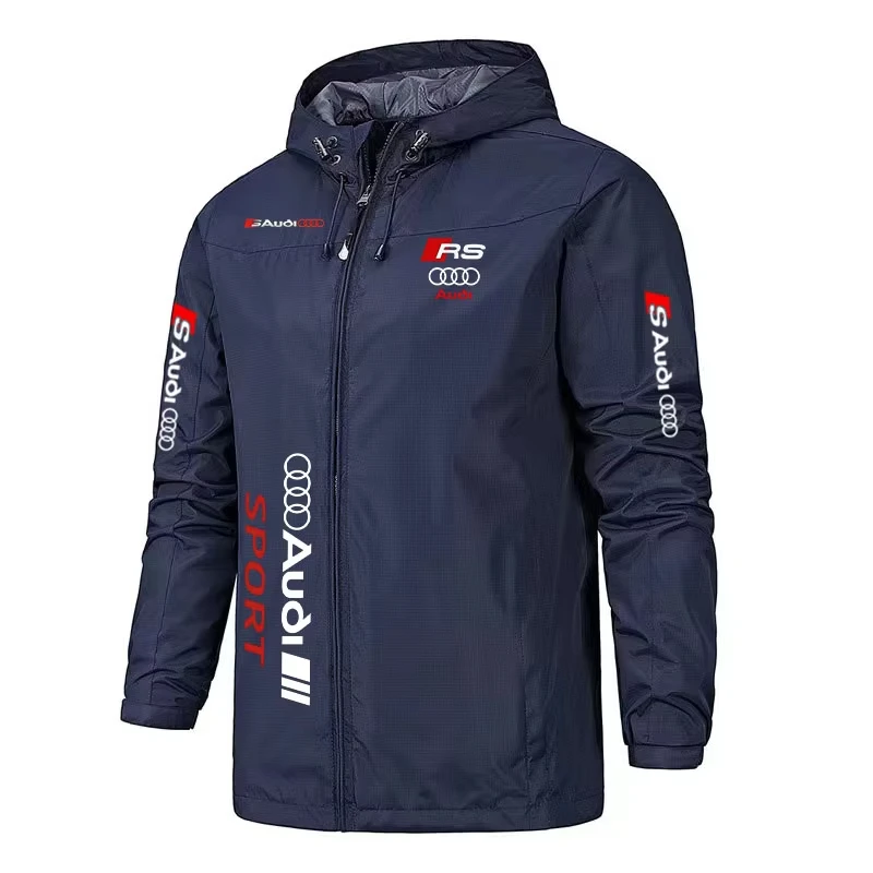 New fashionable Audi leisure windproof and waterproof outdoor motorcycle pilot jacket