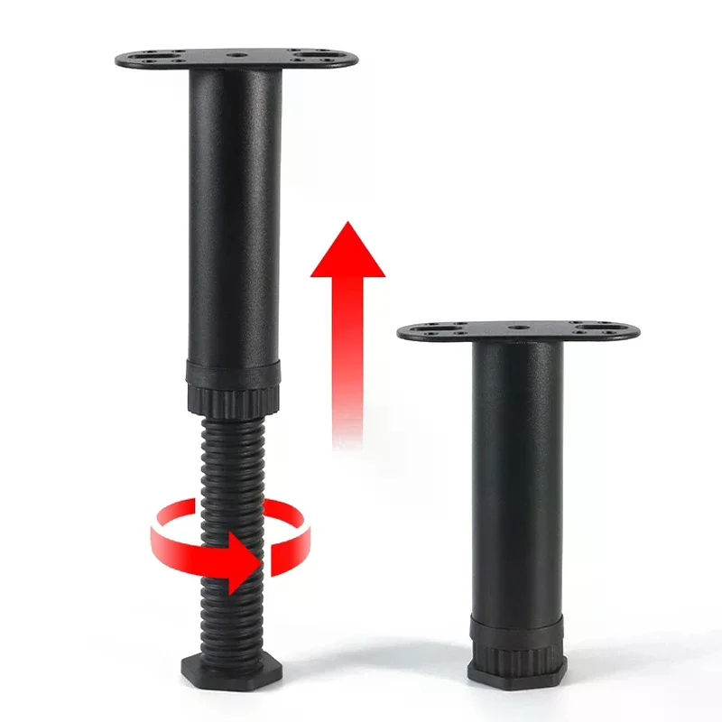 Telescopic Adjustable Bed Beam Support Furniture Legs Load Bearing Non-Slip Noise Reducing Base For Sofas, Bed Frames, Tables