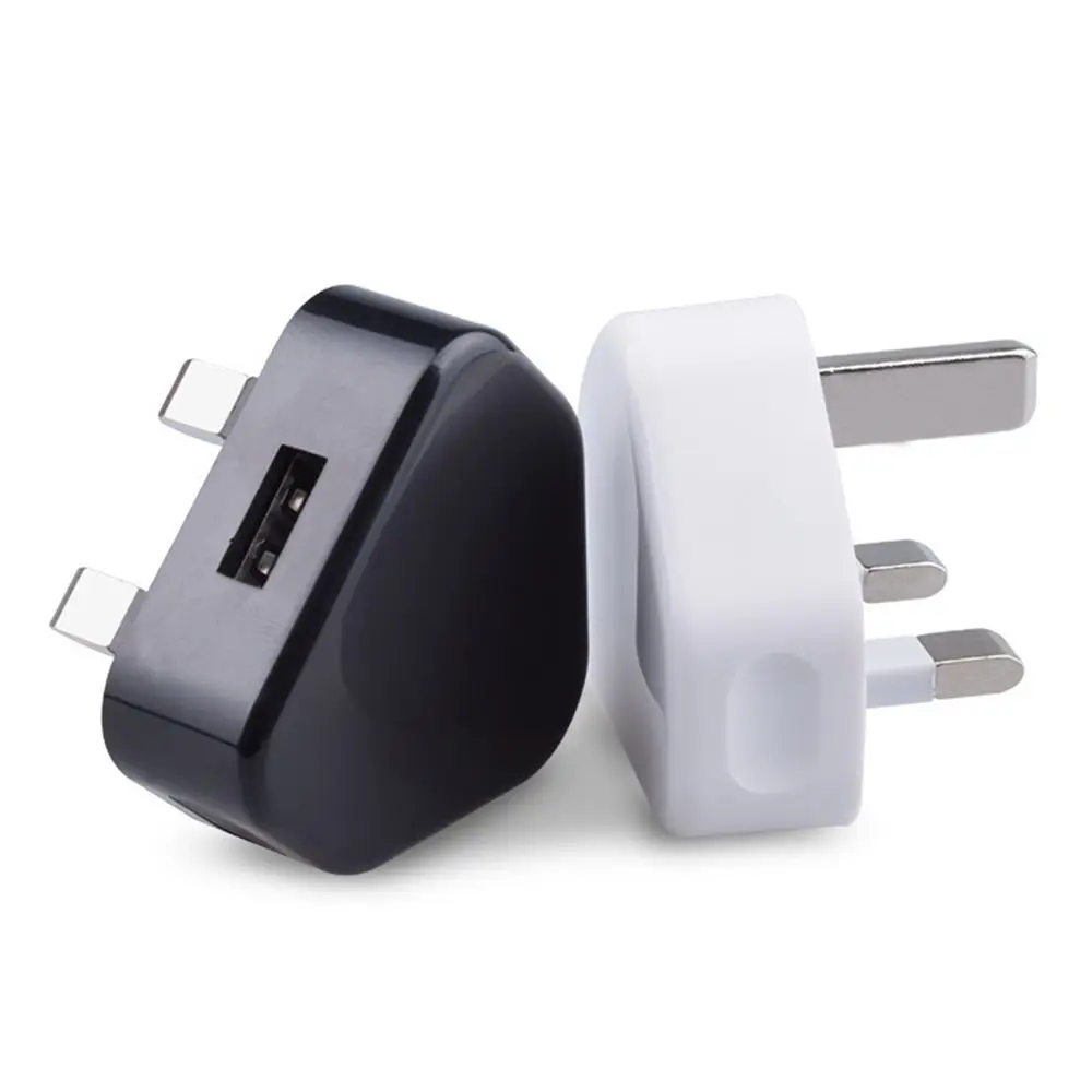 3 Pin UK Plug 5V 1A USB Wall Charger Power Adapter Home Charging