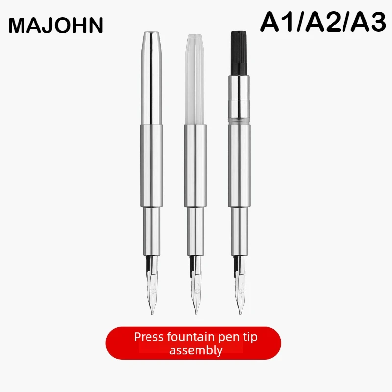 10/1 PCS MAJOHN Fountain Pen Replacement Nib EF Nib 0.4mm Nibs for A3 A2 A1 Fountain Pens School Supplies Stationery