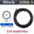 10x6.5mm-Black