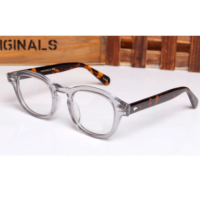 Lemtosh Optical Eyeglasses Frame Man Johnny Depp Glasses Frames Computer Goggles Women Luxury Brand Vintage Acetate Spectacles