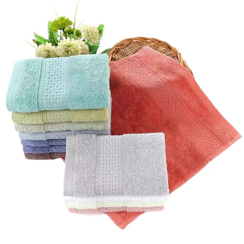 100% Cotton Small Face Towel Soft Square Hand Towels for Face Wash kids Child Washcloth Pure Absorbent Facial care 34x34cm Home