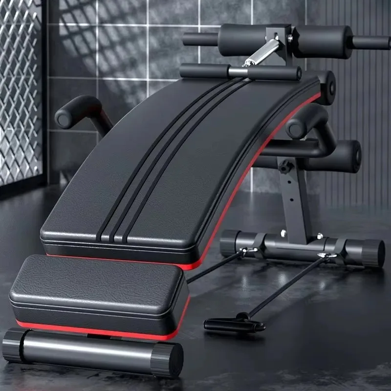 Multi-Function Home Fitness Bench Foldable Storage Design with Sturdy Construction Suitable for Various Training Methods