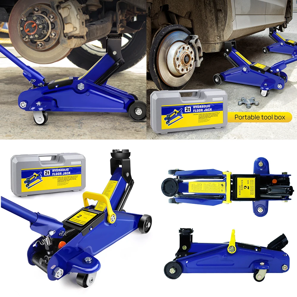 Steel Floor Jacks 4000lbs Car Trolley Jacks Hydraulic Jacks For Car And Lorry Repairs