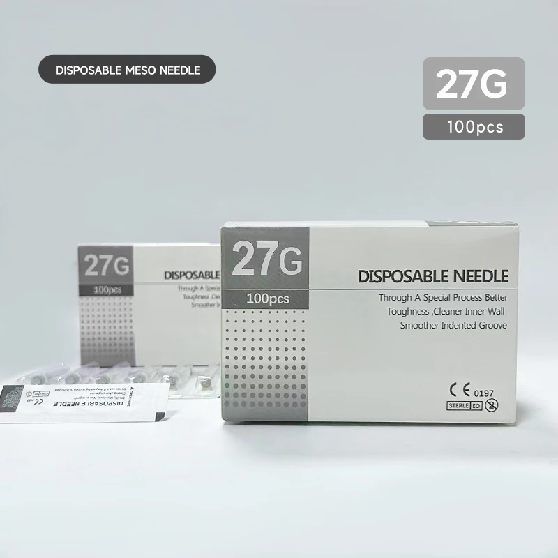 100pcs Disposable Needle 27G 13mm 25mm Sterile Safety 27g Needle Hand Tool Parts