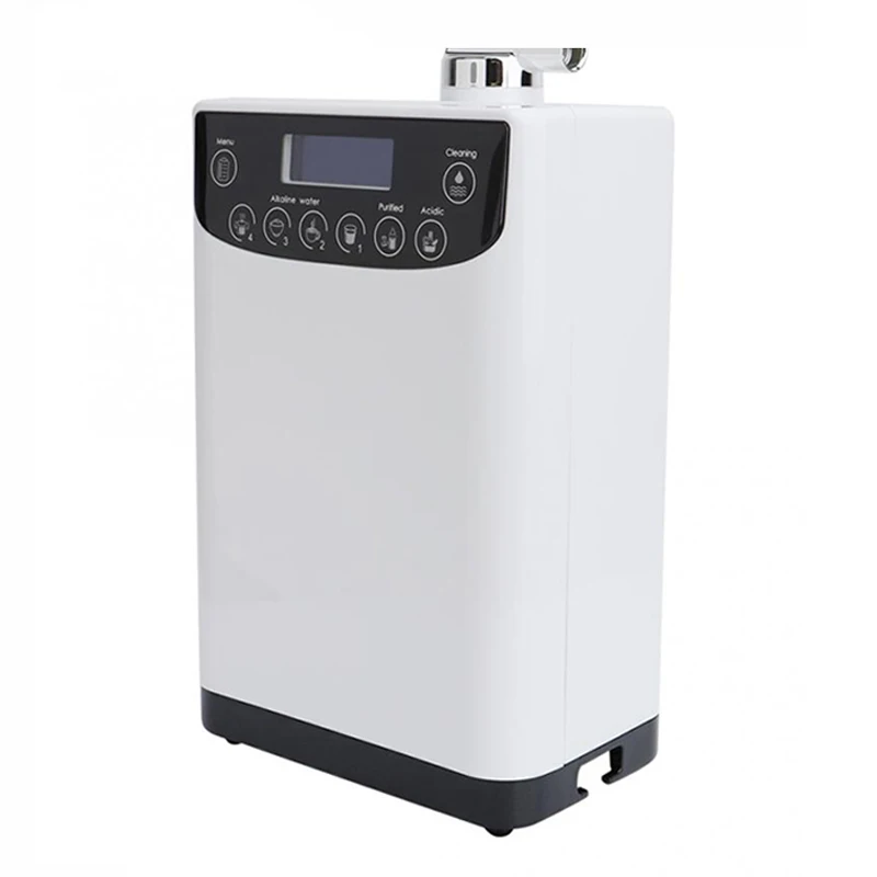 Water Lonizer Purifier Machine PH4.5-10.5 Alkaline Acid Water Setting Hight Quality Hydrogen Water LED Liquid Crystal Display