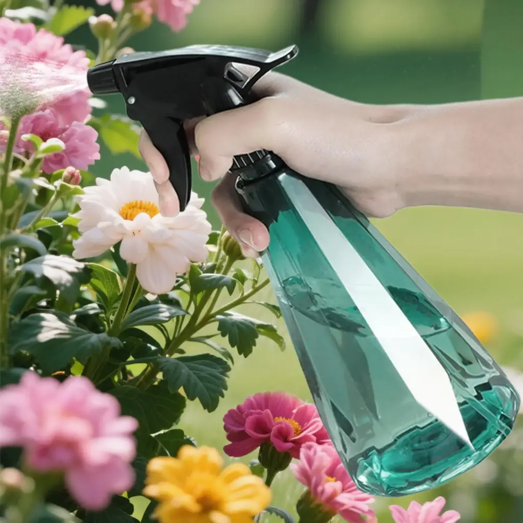 500ml Sprayer Bottle Refillable Plant Flower Watering Cans Manual Mist Water Spray Pot Household Garden Watering Irrigation Tool