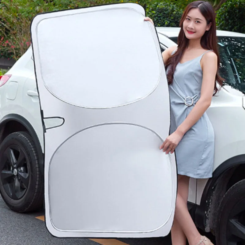 Car Window Sunshade Cover Sun Shade Windshield Visor Protector Windscreen Folding Auto UV Protection Curtain Styling Accessories