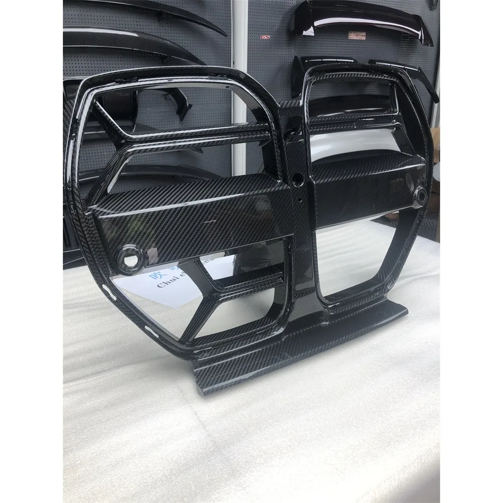 2021-2024 For BMW M3/M4 G80/G82/G83 Racing Grills CSL Dry Carbon Fibre Centre Grille Car Body Kits