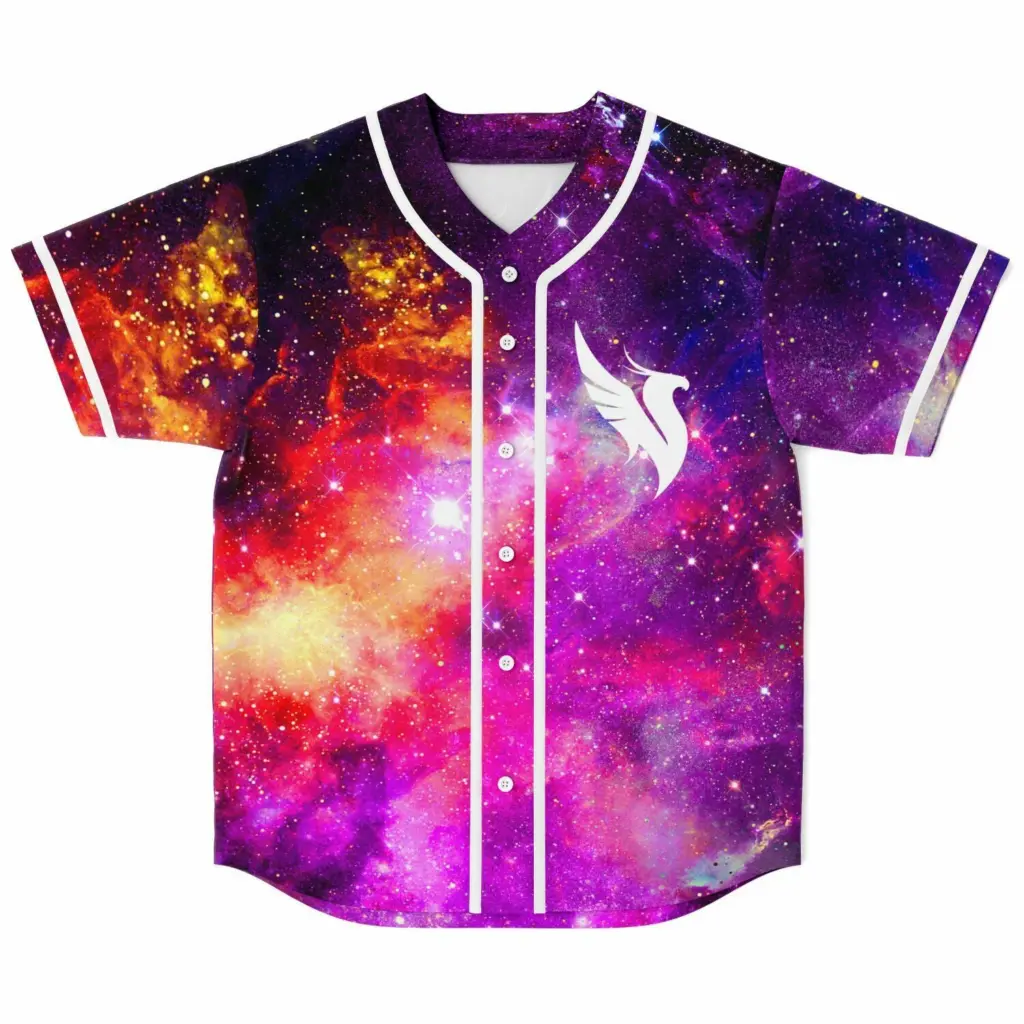 ILLENIUM Merch Starry Sky Baseball Jersey Men's and Women's Casual Fine Button Baseball Jersey EDM Fan's Jersey