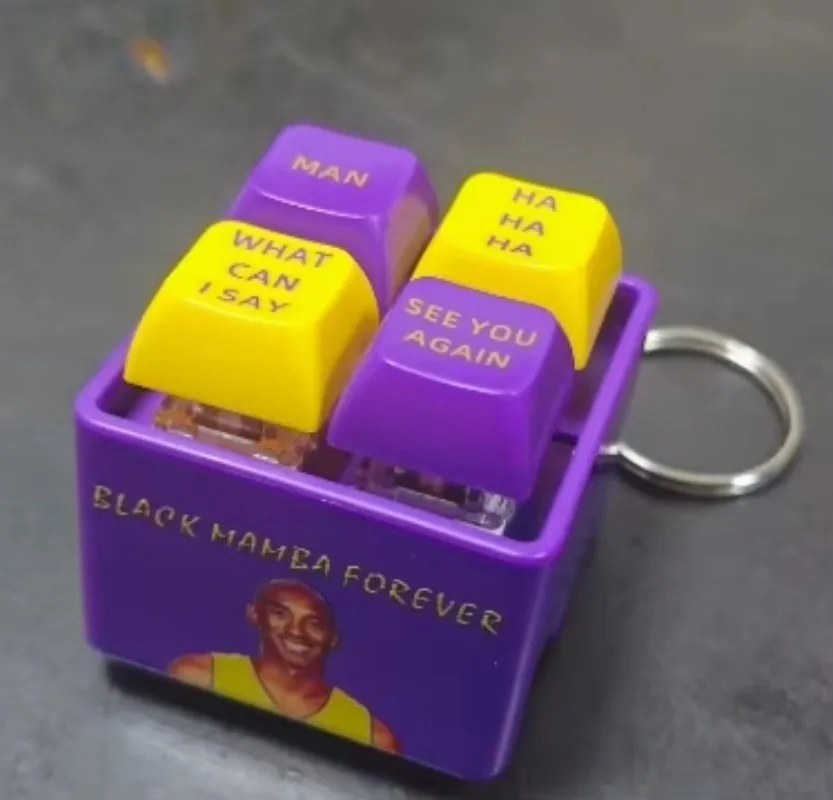 Pilot Crew Alert Keychain EGPWS Warning Sound Simulator LED Cockpit Safety Button Emergency Aviation Enthusiast Gift Glow