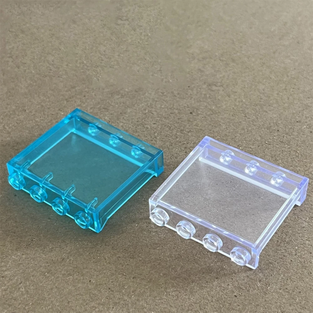 10PCS Panel Building blocks 1x4x3 Dots Window Wall House Construction Accessories DIY House Bricks Toys Parts Gift For Kids