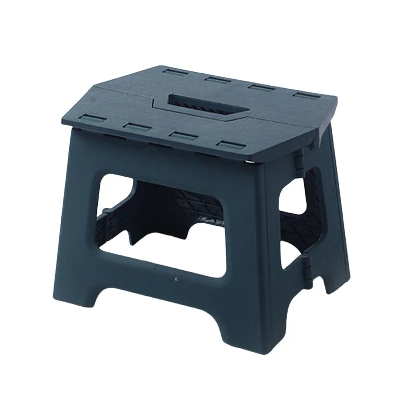 Folding stool, portable outdoor bench, low plastic, easy to carry, suitable for street vending, thickened stool, small household