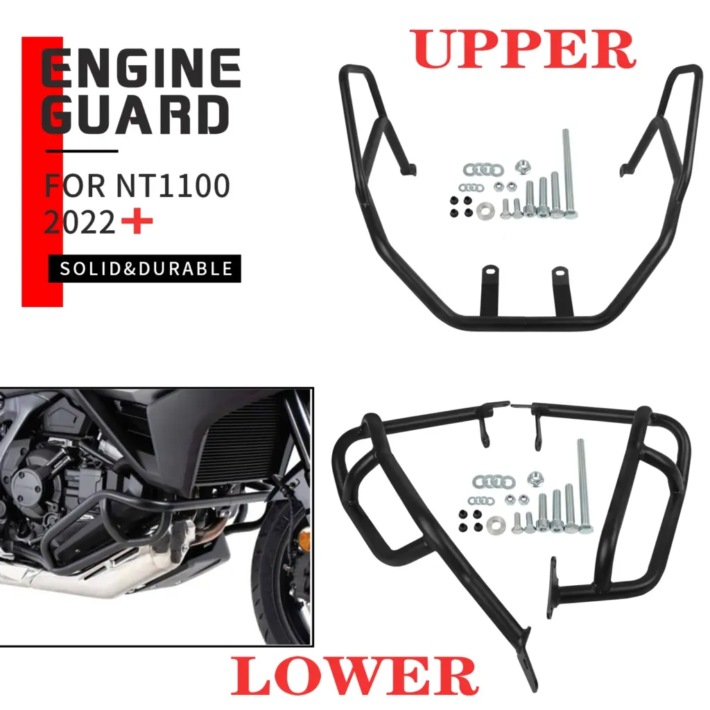For Honda NT1100 DCT NT 1100 2022 2023 2024 Motorcycle Engine Tank Guard Highway Crash Bars Bumper Stunt Cage Protector
