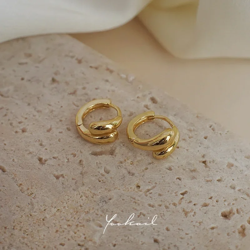 REETI 925 Silver Earrings Simple Drop Stud Earrings Creative Hot Sexy Jewelry For Women Gift Customized Korean Earrings