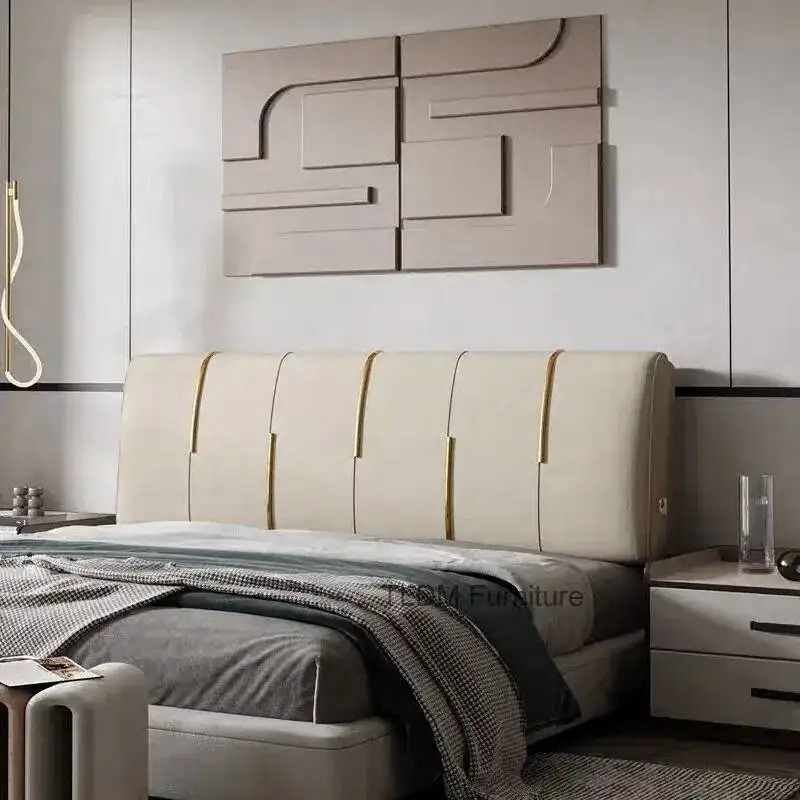 for Soft European Simple Guest Rooms Stain-resistant Designer Cushion Headboard Bed Tech Fabric Headboard Headboards for Bedside