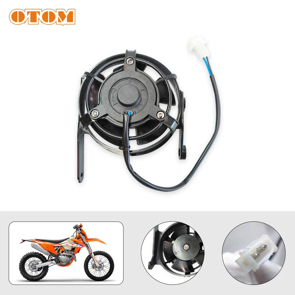 OTOM Radiator Fan OEM 58435041000 For HUSQVARNA KTM 2017-2023 Motorbike Oil Cooler Electric Radiator Cooling Engine Radiator
