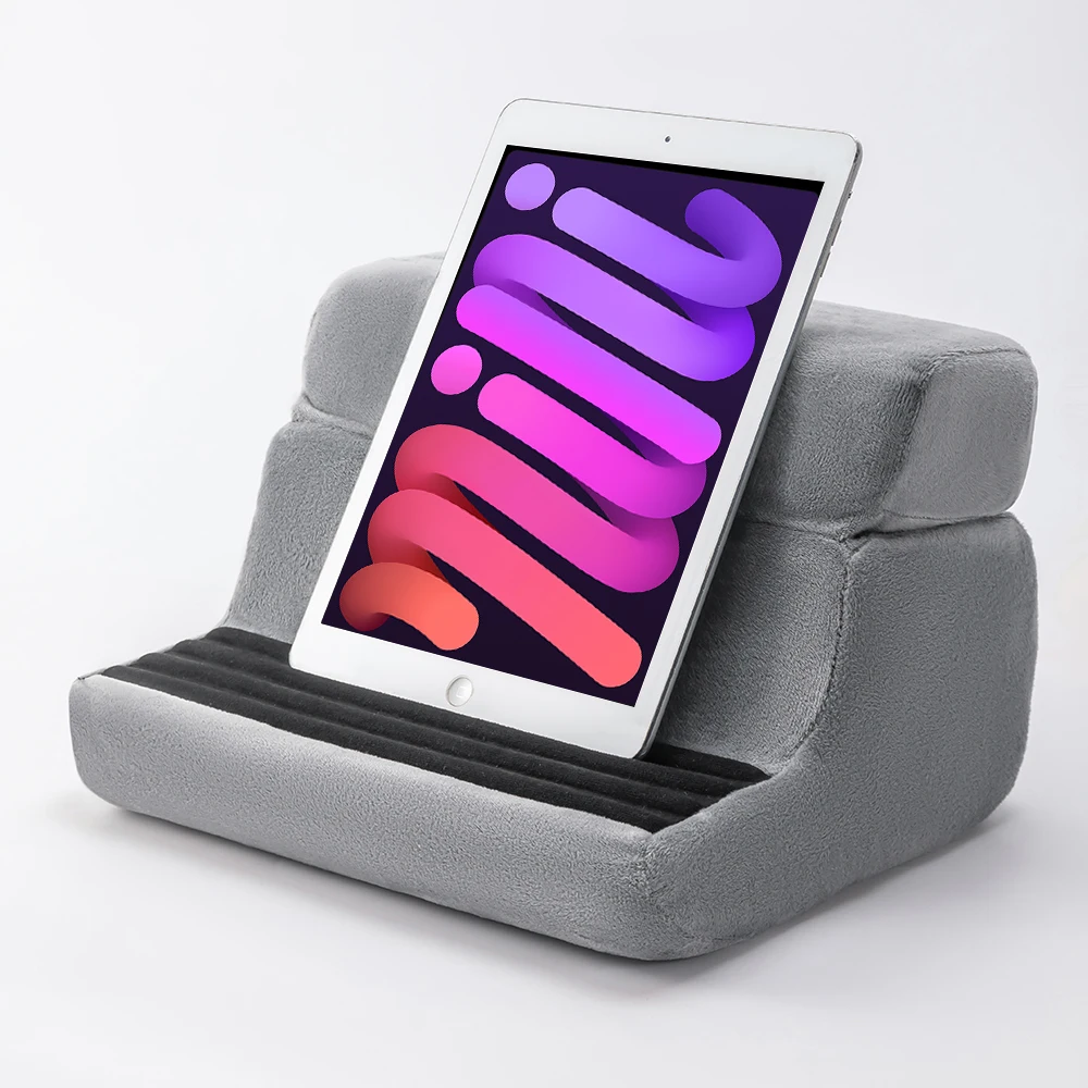 Multi-functional Tablet Pillow Stand，4 Angles For Comfortable Reading and Watching Of Mobile Phone Tablet Reading Stand，Foldable