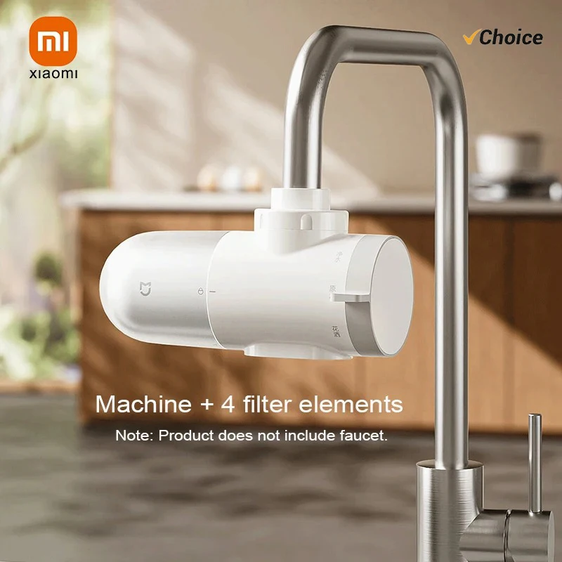 New XIAOMI Mijia Faucet Water Purifier 2 Household Kitchen Tap Visible Water Filter Activated Carbon Percolator System
