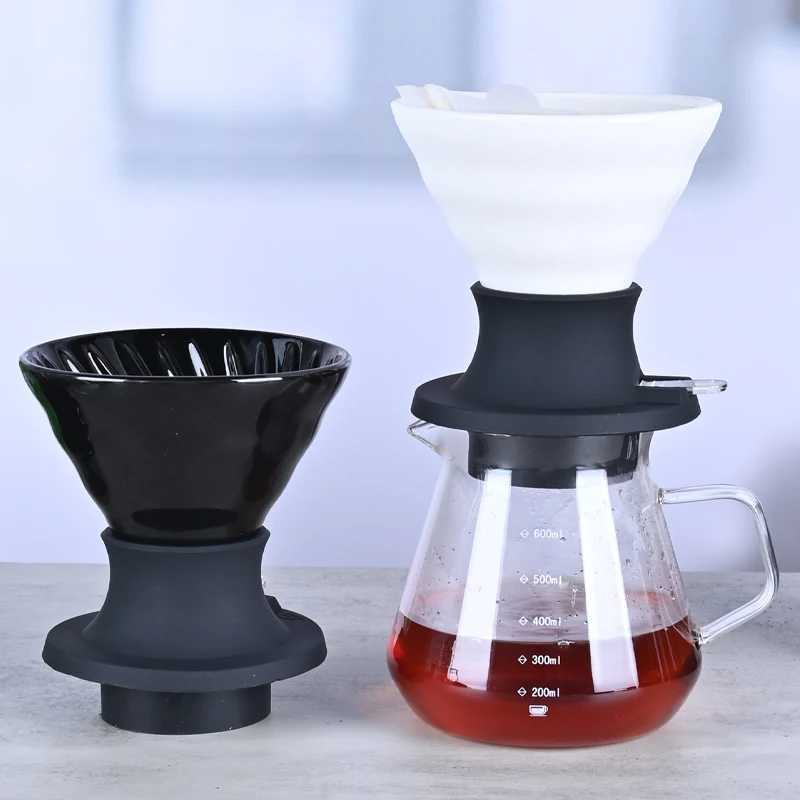 Modern Style Ceramic Filter Cup Switch Smart Cup Hand-Brewed Coffee Filter Drip Complete Set