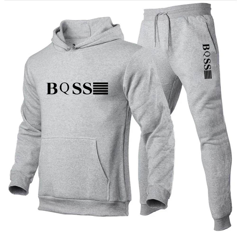 Men's Sports Suits Fashion Tracksuit Women Hoodies + Pants Two Pieces Sets Running Casual Sweatshirts Sweatpants