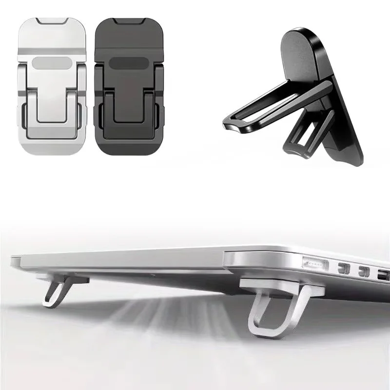 Mini Portable Laptops Stand With Adjustable Angles Foldable Bracket Invisible Bracket For Macbook Huawei Xiaomi Notebook Holder