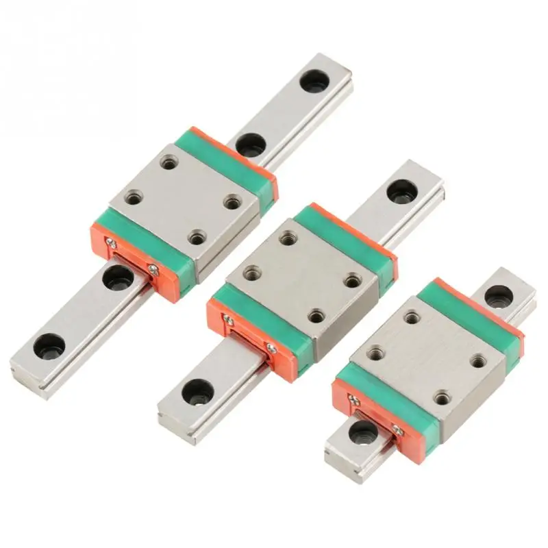Linear Guide 40mm/55mm/70mm LWL7B Miniature Linear Rail Guide 7mm Width + Slide Block Tools LML7B Block linear rail guide block